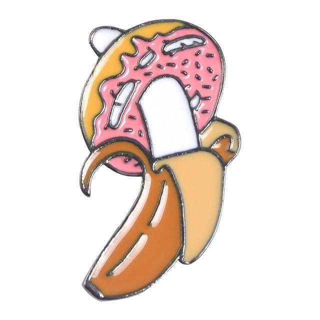Big Butt Bigger Heart Pin - Donut Hole - enamel pin