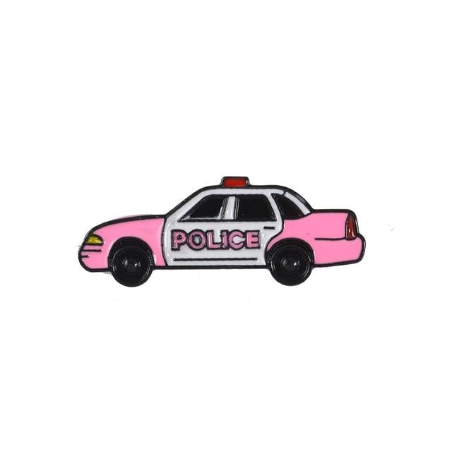 Big Butt Bigger Heart Pin - Pink Police Care - enamel pin