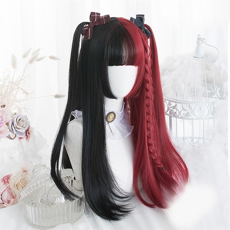 Black & Red Wig - wig