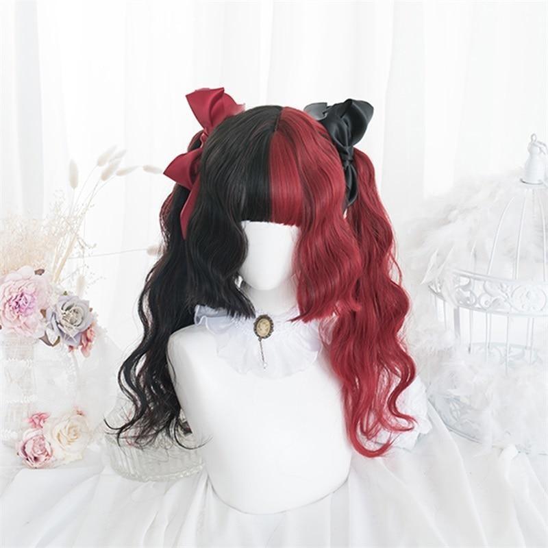 Black & Red Wig - wig