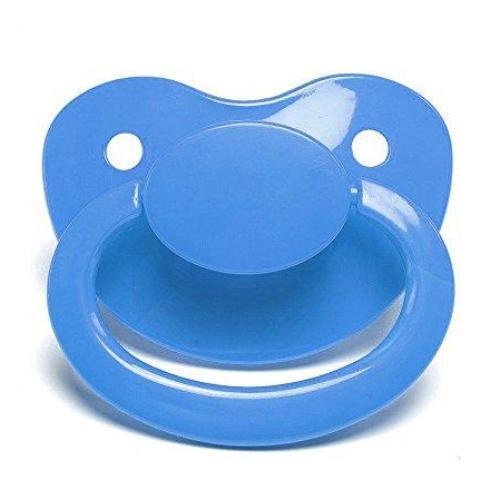 blue adult pacifier paci binkie soother mouth guard nipple autism autistic little space ddlg cgl abdl cglre age regression