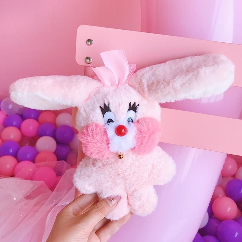 Bubblegum Bunny Plushie - Straight Ears - fairy kei, little mouse, mimi plush, plush toys