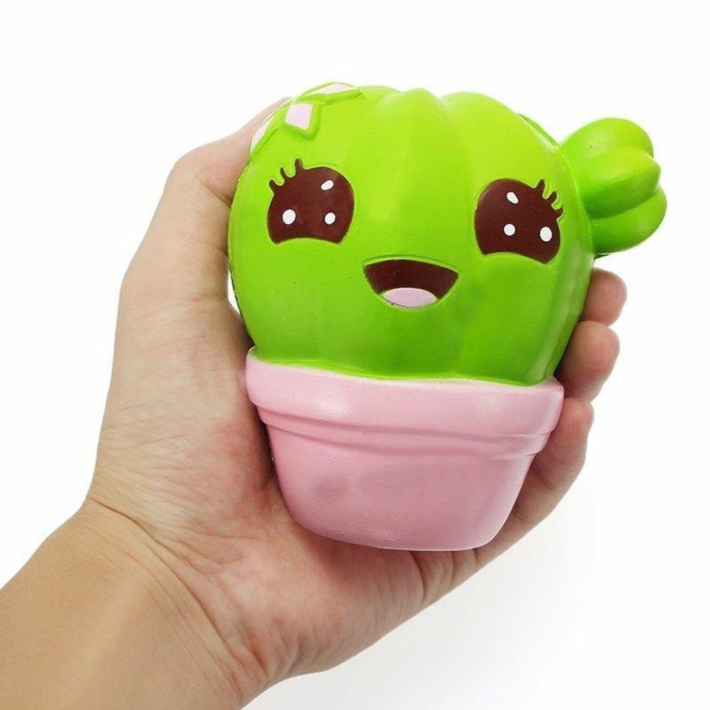 Kawaii Cactus Plant Squishy Stress Relief Squeeze Toy DDLG Playground