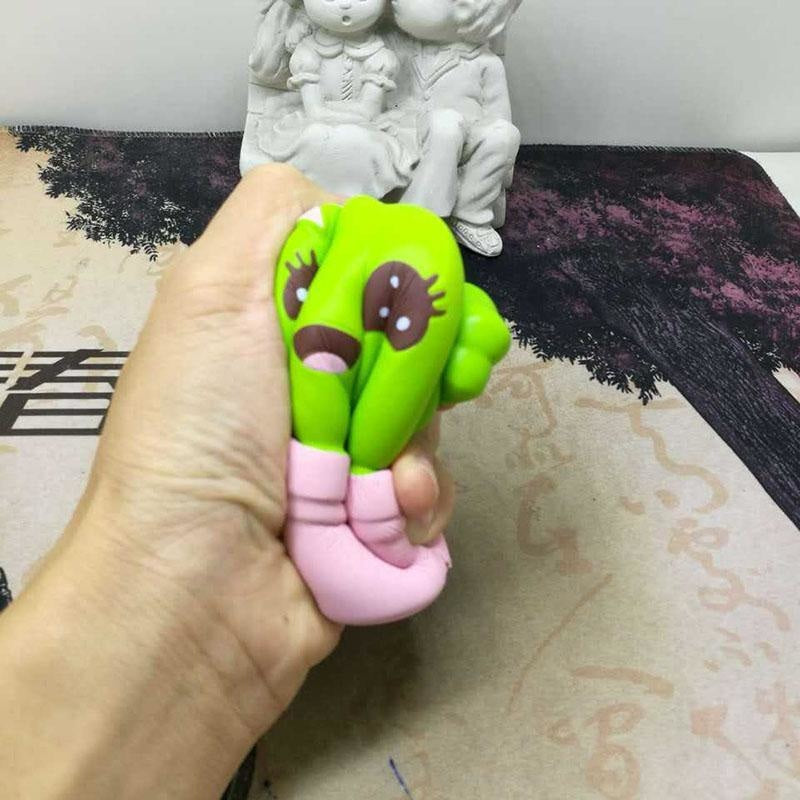 Cactus plant cacti kawaii face squeeze toy stress ball stress relief autism stim stimming abdl kawaii by ddlg playground