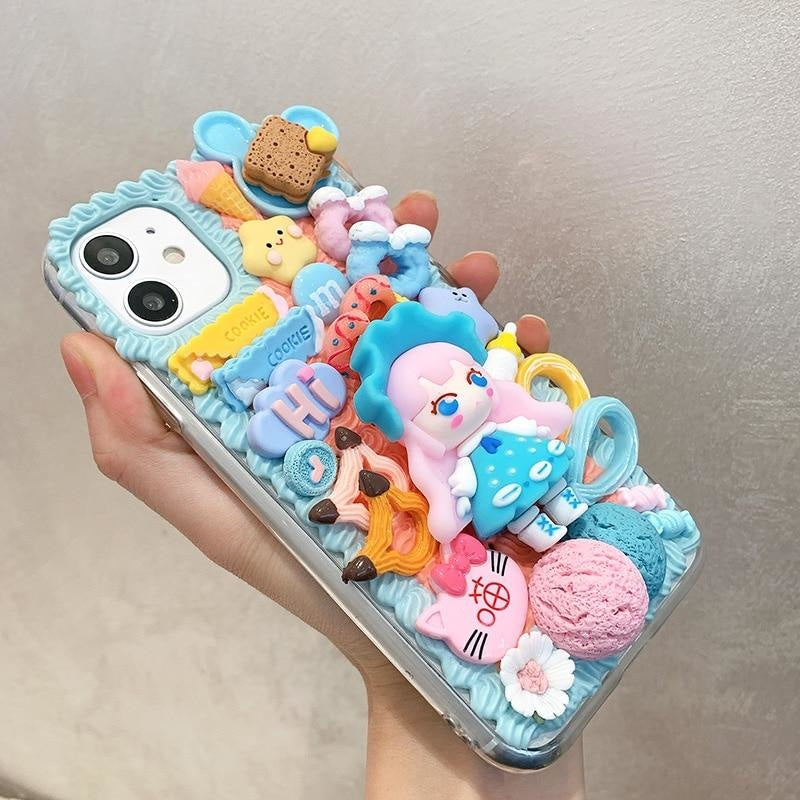 Candy Otaku Girl iPhone Case - 3d iphone case, android phone cases, anime, anime bunnies, face