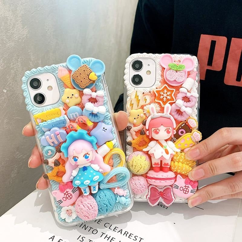 Kawaii Custom Decoden Phone Cases & Anime Accessories | DereDere Decoden