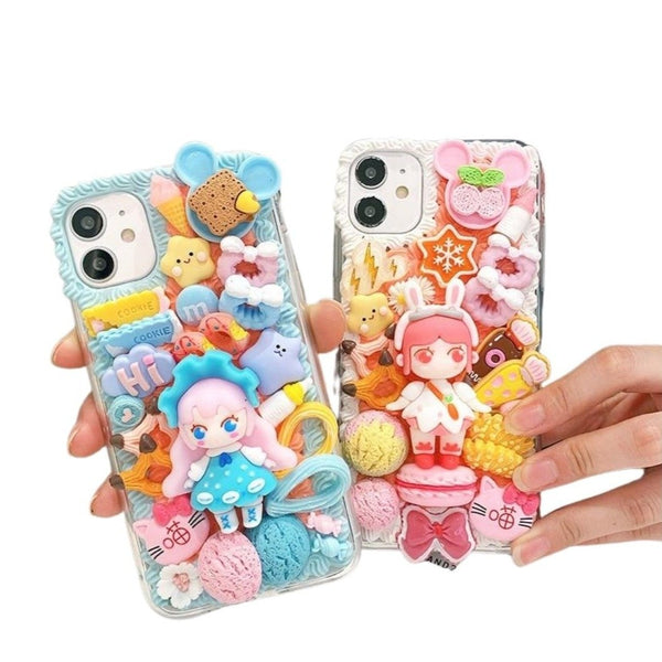 Candy Otaku Girl iPhone Case - 3d iphone case, android phone cases, anime, anime bunnies, face