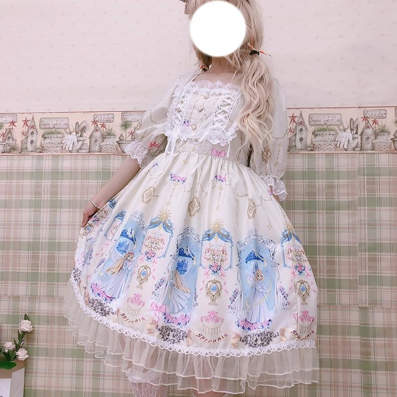 Celestial Symphony Lolita Dress - angel dress, angelic, angelic angels, celestial