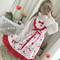 Cherry Sweetheart Dress - dress
