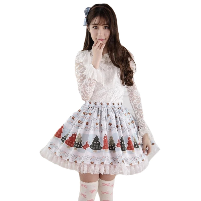 Christmas Lolita Skirt - skirt