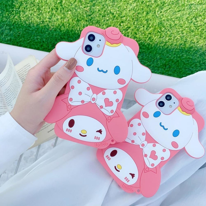 Cinna & Melody Stack iPhone Case - apple phone, phones, cinnamoroll, iphone case, cases