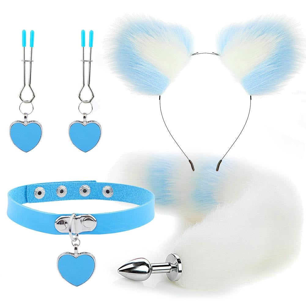 Collared Kitten Play Kit Cosplay Costume Accessory Set Neko DDLG