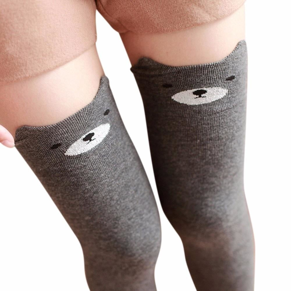 Soft Cotton Animal Thigh High Stockings Kawaii Cute – DDLG Playground