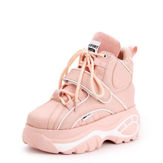 Cyber Babydoll Sneakers - Pink / 5 - shoes