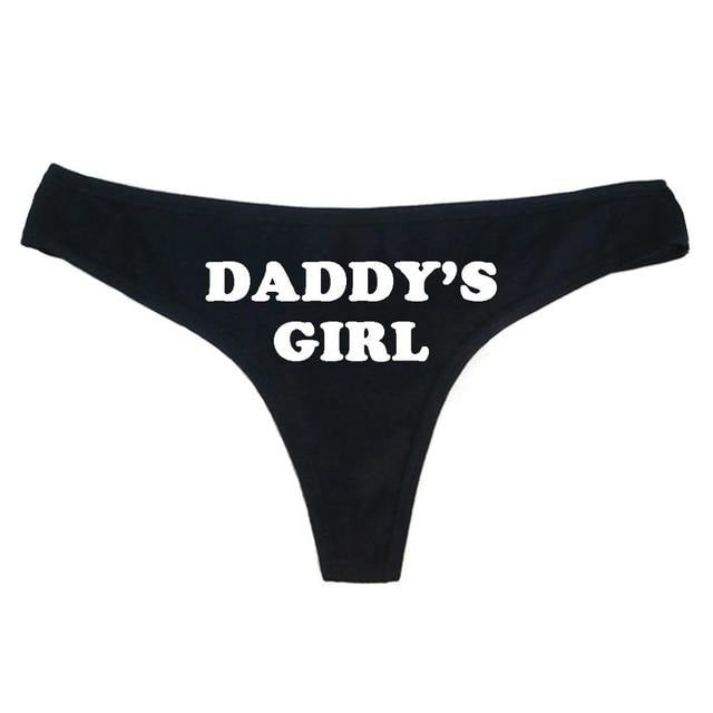 Daddys Girl Thong Underwear Panties Lingerie Kink Ddlg Playground