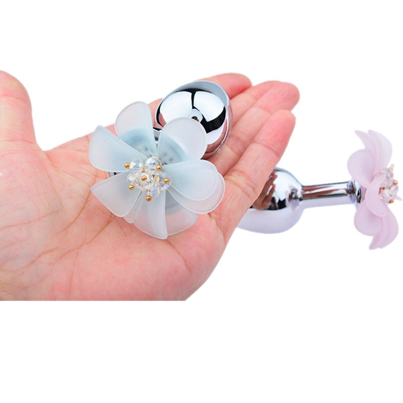 Flower Pink Tail Plug Butt Plug Kawaii Daisy DDLG Playground Flower Pink Tail Plug Butt Plug Kawaii Daisy DDLG Playground