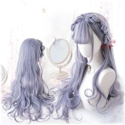 Dark Lavender Purple Hair Cosplay Wig Harajuku Kawaii Fashion