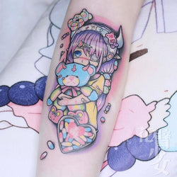 Decora-Kei Temporary Tattoos - Purple Version - accessories, accessory, decora, fairy kei, ink