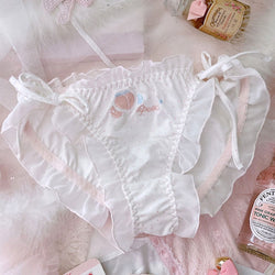 Delicate Peach Panties - Pure Cotton Pink / M - lingerie set, sets, panties, panty, underwear