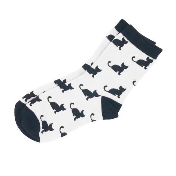 Dino Sockies - Black Cat - socks