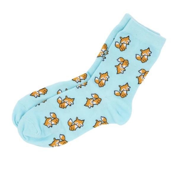 Dino Sockies - Blue Fox - socks