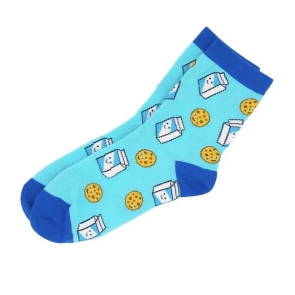 Dino Sockies - Milk & Cookies - socks