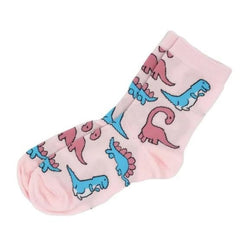 Dino Sockies - Pink Dinos - socks