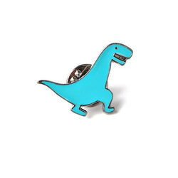 Blue T-Rex Dinosaur Enamel Pins Lapel Brooch Kidcore Youthful Little Space CGL ABDL by DDLG Playground