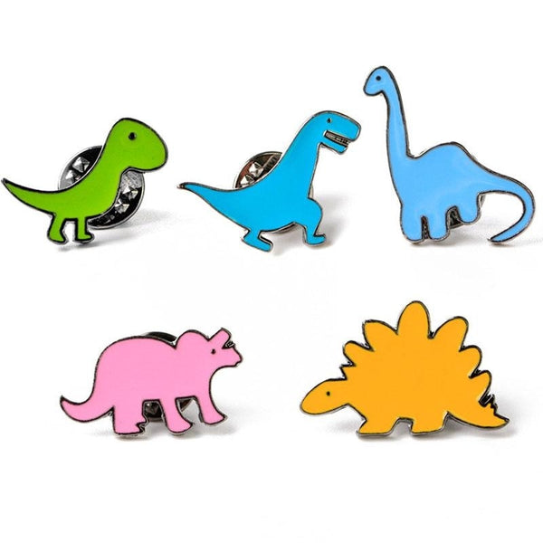 Colorful Dinosaur Enamel Pins Lapel Brooch Kidcore Youthful Little Space CGL ABDL by DDLG Playground