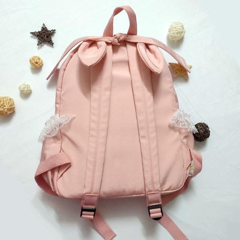Down The Rabbit Hole Backpack - 3d, 3d purse, baby pink, backpack, backpacks