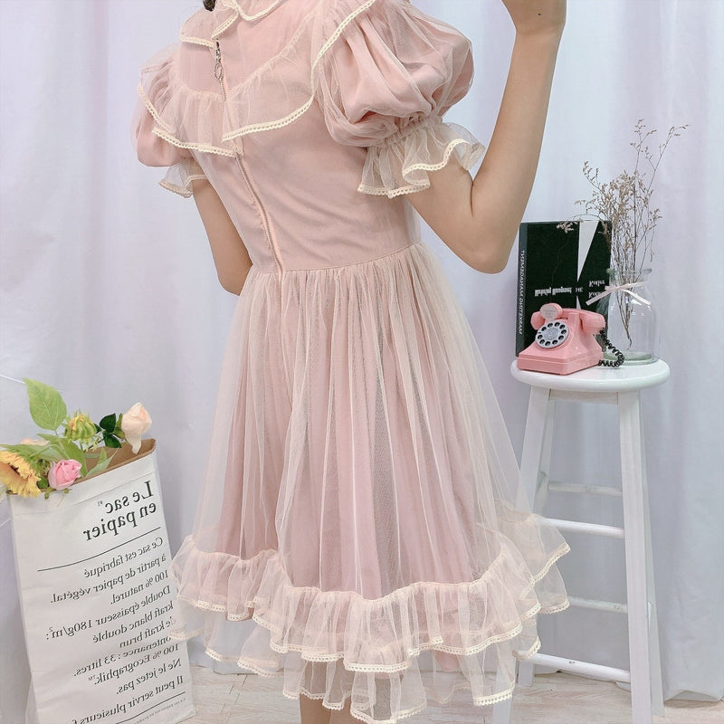 Dusty Pink Fairy Gown - dress