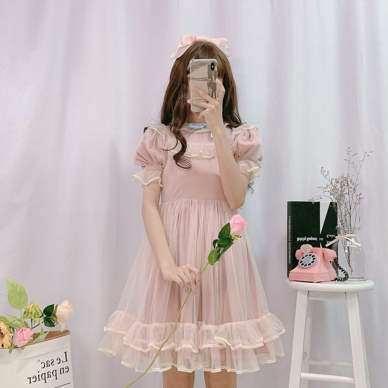 Dusty Pink Fairy Gown - dress