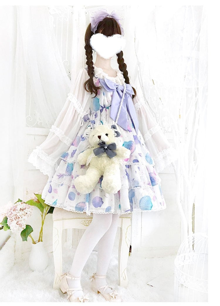 Fairy Mermaid Lolita Dress - dress, dresses, fairy kei, keis, jsk