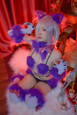 Fate/Grand Neko Cosplay Set - S/M - anime cosplay, girl, girls, cat costume