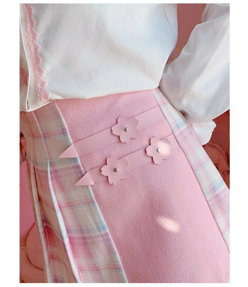 Flower Princess Patchwork Skirt Fairy Kei Candy Kawaii | DDLG Shop ...