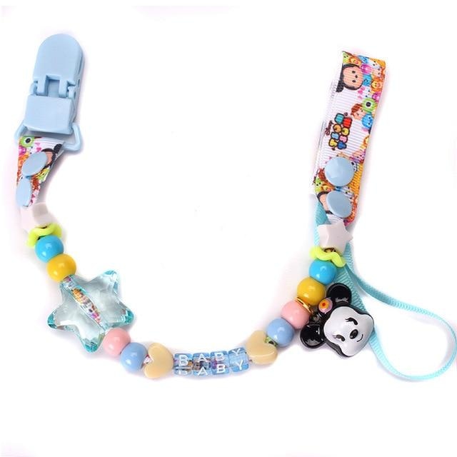 Fruity Baby Pacifier Clips - Mickey Mouse - pacifier clip