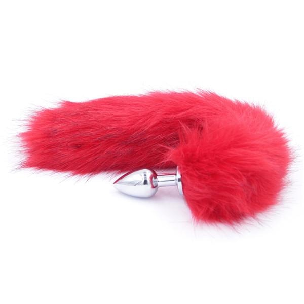 Furry Red Fox Tail Plug Butt Plug Pet Play Kink Fetish Sexy Tails by DDLG Playground