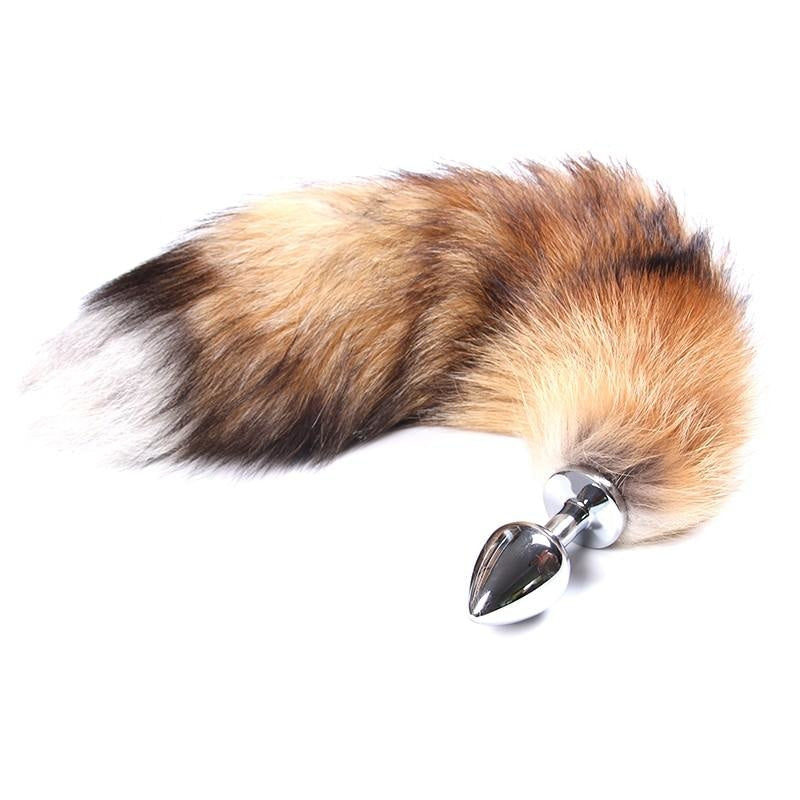 Furry Fox Tail (Many Colors) - Light Fox Tail - Petplay