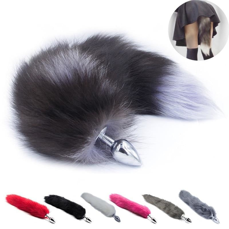 Furry Fox Tail (15 Color Choices!) - petplay