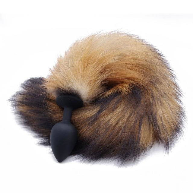 Furry Fox Tail (15 Color Choices!) - Realistic Fox Tail - petplay