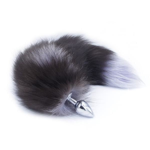 Furry Skunk Fox Tail Plug Butt Plug Pet Play Kink Fetish Sexy Tails by DDLG Playground