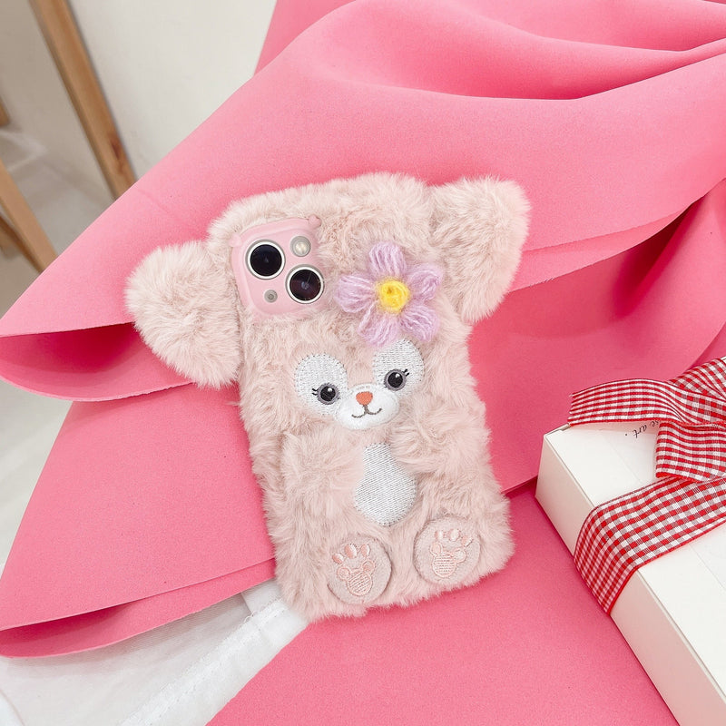 Fuzzy Baby Bear iPhone Case - ddlg, furry case, fuzzy iphone cases