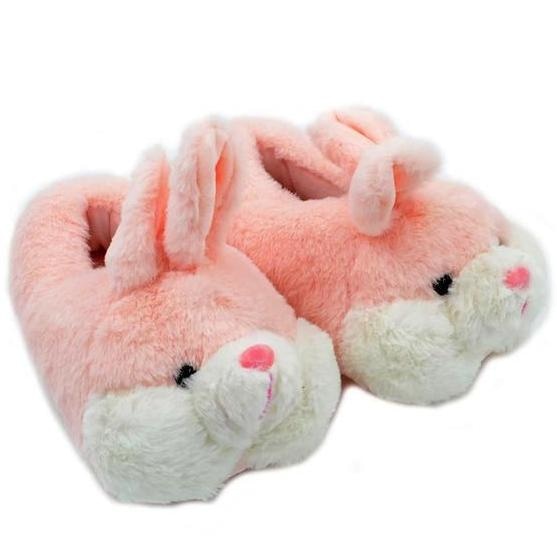 Fuzzy Bunny Slippers - Shoes