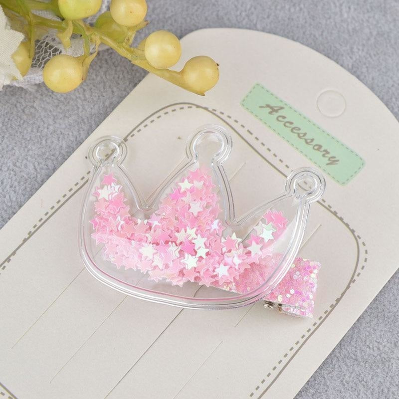 Glitter Confetti Hair Clips Barettes Decora Fairy Kei DDLG Playground