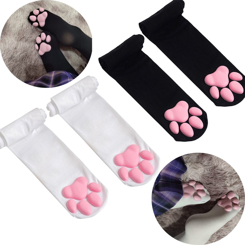 3D Paw Pad Gloves - gloves, mittens, paw, paw pad, prints
