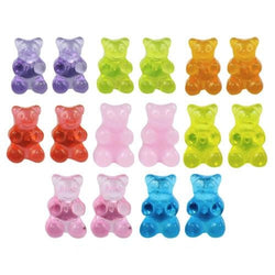 Kawaii Gummy Bear Candy Stud Earrings Cute Jelly Resin 