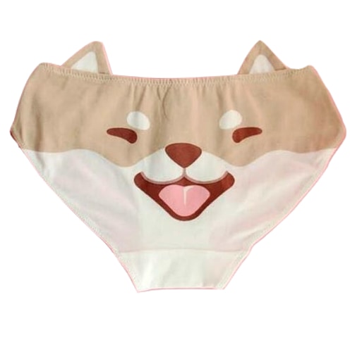 Kawaii Happy puppy Dog Panties Undies Lingerie Cute Underwear Doggy Ears
