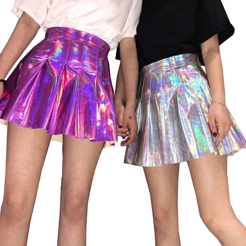 Holographic Princess Skirt - skirt