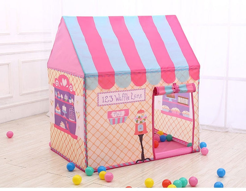 Pink Princess Icecream Shop Play Tent Bakery Cute Playpen ABDL CGL Ageplay Kink Fetish | DDLG Playground