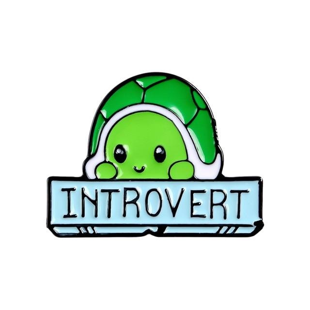 Introverted Turtle Pins - Introverted Turtle - pin